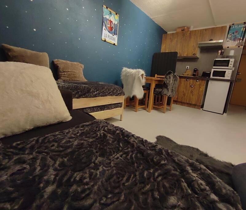 Studio Cosy 2100M Pied Des Pistes-Direct To Ski Slopes-Ski In Ski Out-La Plagne Aime 2000 Luaran gambar