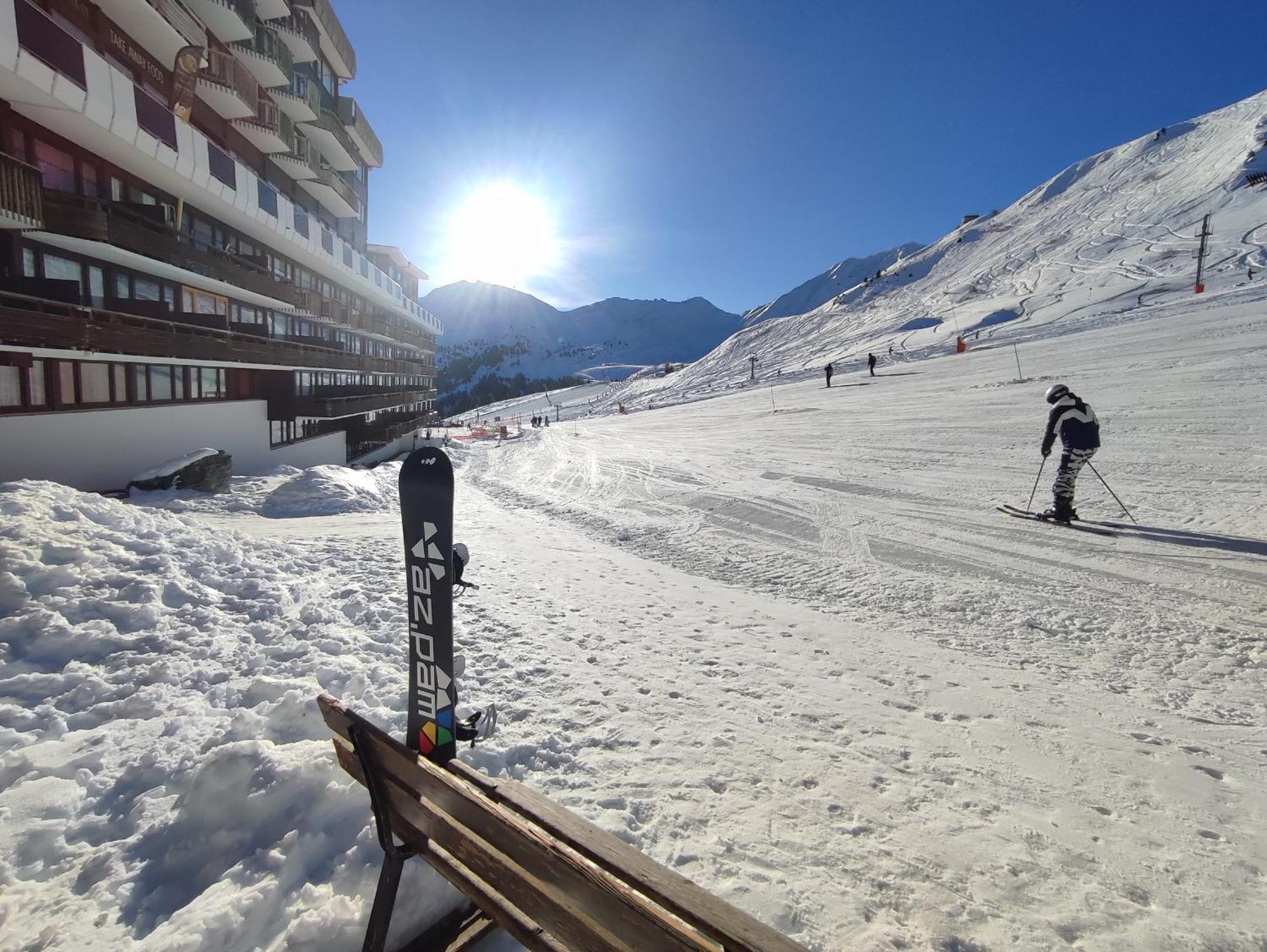 Studio Cosy 2100M Pied Des Pistes-Direct To Ski Slopes-Ski In Ski Out-La Plagne Aime 2000 Luaran gambar